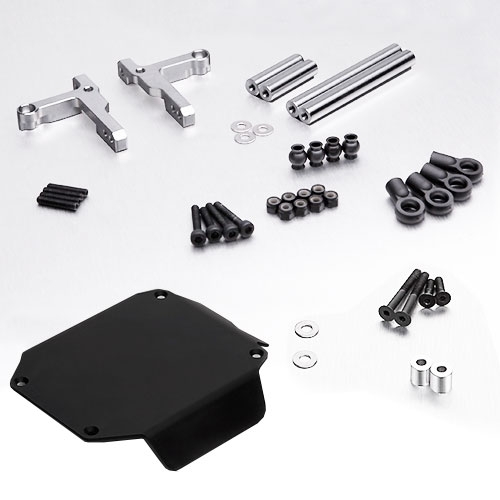 GMade Cc01 4-Link Suspension Conversion With Skid Plate