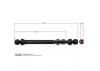GMade Hardened Universal Shaft For Axial Wraith