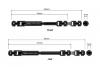 GMade - Junfac Scale Axial SCX10 II 4WD Univ. Shaft Hardened Steel