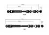 GMade - Junfac Scale Traxxas Trx4 Univ Shaft 312mm W/B Hardened Steel