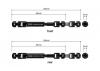 GMade - Junfac Scale GMade Gs01 Univ Shaft Hardened Steel
