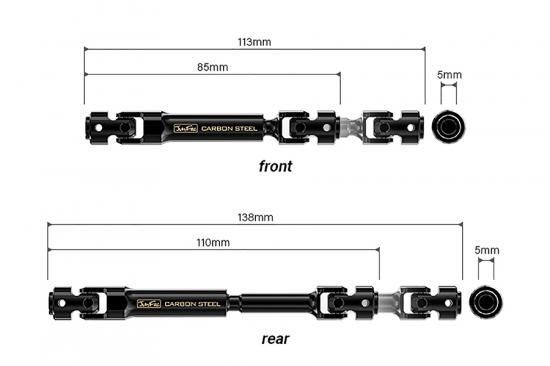 GMade - Junfac Scale GMade Gs02 Univ Shaft Hardened Steel