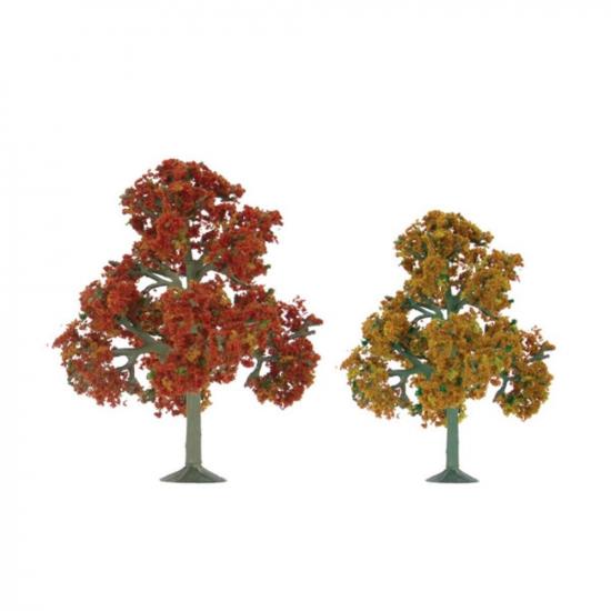 JTT 92111 Scenic Fall Deciduous, 3.5 to 4, HO-Scale, (4 per pack)