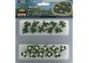 JTT 95530 Broccoli & Cauliflower, 5/8 width, O-Scale, (20 per pack)