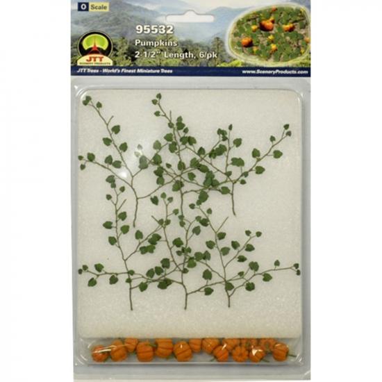 JTT 95532 Pumpkins, 2-1/2 Tall, O-Scale, (6 per pack)