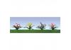 JTT 95548 Flower Plants Assorted, 3/8, HO-Scale, (30 per pack)