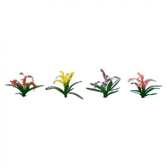 JTT 95548 Flower Plants Assorted, 3/8, HO-Scale, (30 per pack)