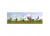 JTT 95561 Assorted Flower Plants 3, HO-Scale, (12 per pack)