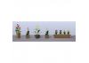 JTT 95572 Assorted Potted Flower Plants 4, O-Scale, (6 pack)