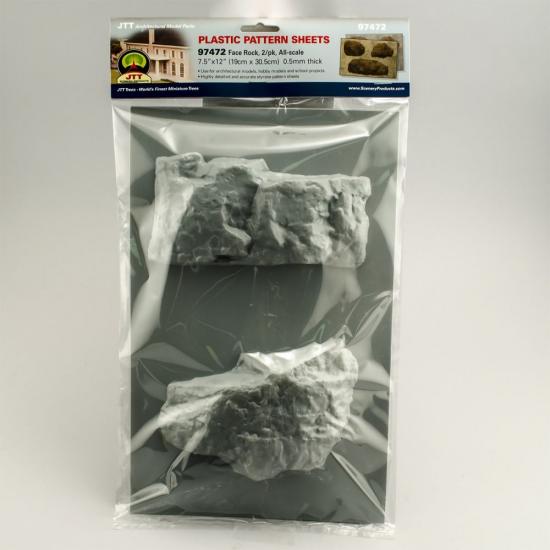 JTT 97472 Face Rock, All-Scale, (2 per pack)