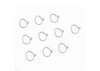 Joysway DF65 V5 Pear Shaped Mainsail Luff Rings (10)