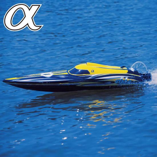 Joysway Alpha Brushless Race Boat - ARTR - Yellow