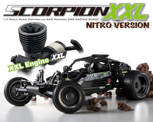 Kyosho K.31873T1 - Kyosho Scorpion XXL Nitro Readyset T1 - White