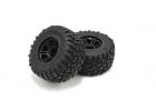 Kyosho Tyres On Rage 2.0 Black Wheels (2)