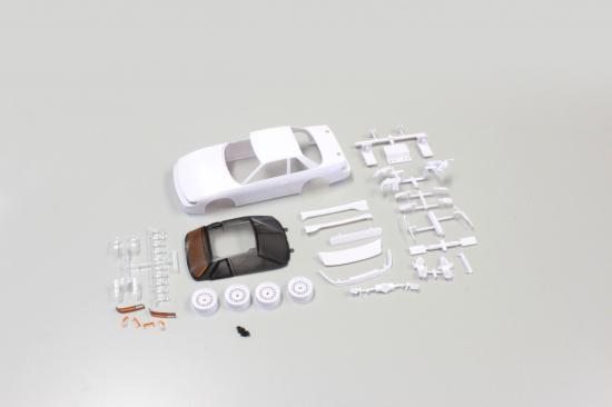 Kyosho Body Shell - Nissan Silvia S13 Mini-Z + Rims (White Body)