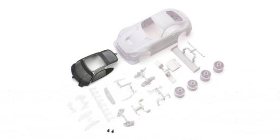 KYOSHO Bodyshell Mercedes AMG GT3 Mini-Z + 2WD Rims (White Body)