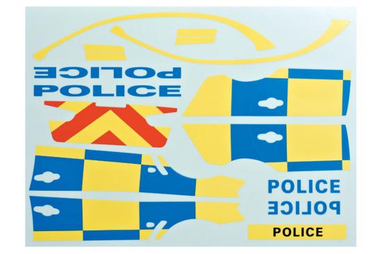 Killer Body Decal Sheet for Police Car