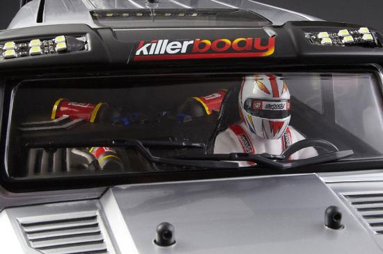 Killer Body Clear Cockpit Set 1:10 Truck