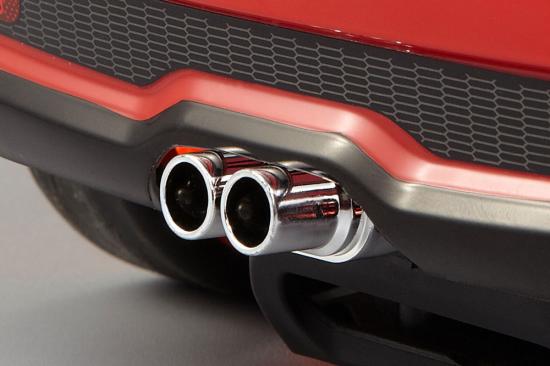 Killer Body Chrome Double Exhaust Pipe W/O LED