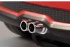 Killer Body Chrome Double Exhaust Pipe W/O LED