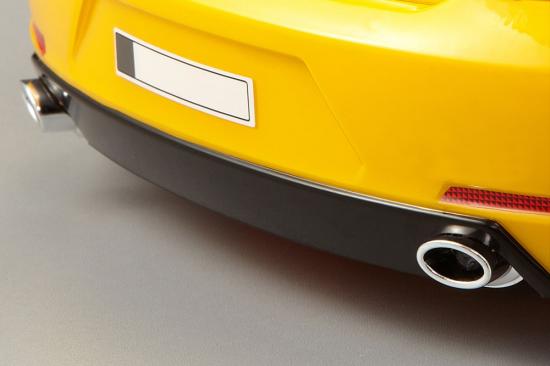 Killer Body Chrome Type A Oval Exhaust Pipe W/O LED