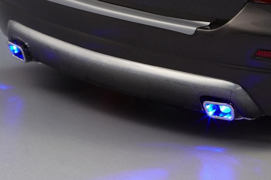 Killer Body Chrome Type B Square Exhaust Pipe W/O LED