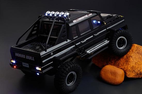 Killer Body Horri-Bull 1:10 Crawler Bodyshell - Pre Painted Black (313mm WB)