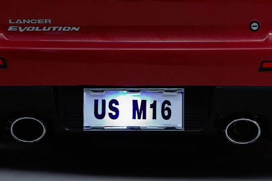 Killer Body Number Plate W/LED Unit Set 1:10 Touring Car