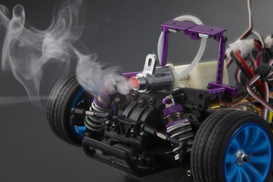 Killer Body Smoky Exhaust Pipe With LED Unit Set