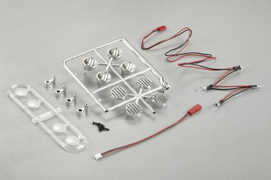 Killer Body Chrome Spot Lights W/LED Unit Set (4)