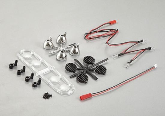 Killer Body Black Spot Lights W/LED Unit Set (4)