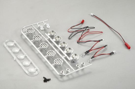 Killer Body Chrome Spot Lights W/LED Unit Set (5)
