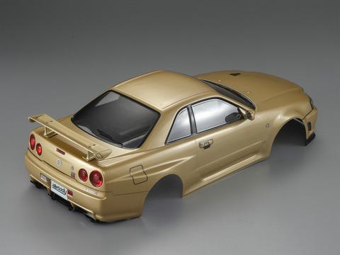 Killer Body Nissan Skyline R34 195mm Finished Body-Gold