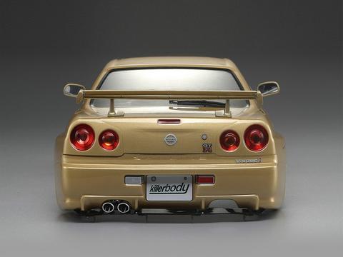 Killer Body Nissan Skyline R34 195mm Finished Body-Gold