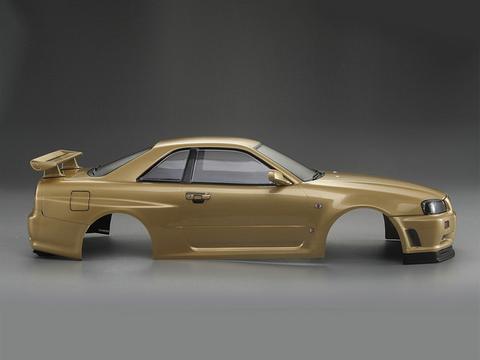 Killer Body Nissan Skyline R34 195mm Finished Body-Gold