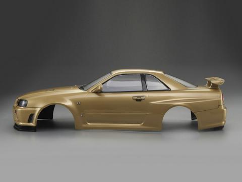 Killer Body Nissan Skyline R34 195mm Finished Body-Gold