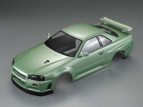 Killer Body Nissan Skyline R34 195mm Finished Body-Green
