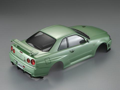 Killer Body Nissan Skyline R34 195mm Finished Body-Green