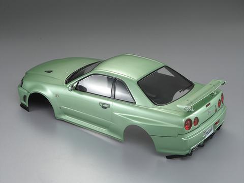 Killer Body Nissan Skyline R34 195mm Finished Body-Green