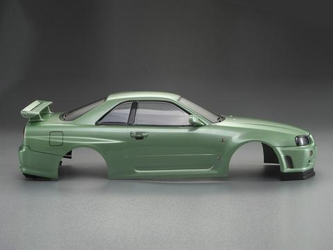 Killer Body Nissan Skyline R34 195mm Finished Body-Green