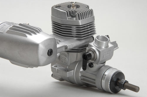 OS Engines O.S. Max 55AX Engine (40K) With E-3070 Silencer