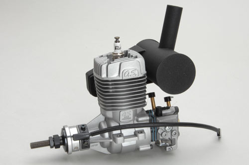 O.S. GT22 Petrol Engine With E-5040 Silencer