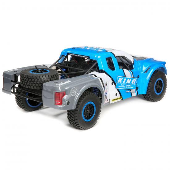 Losi Baja Rey - Ford Raptor King Shocks Blue