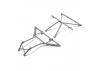 Roll Cage - Roof - Front - Gray: Rock Rey