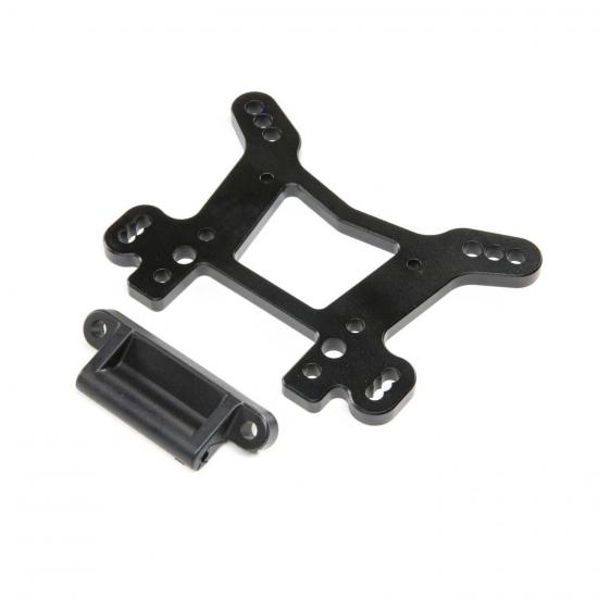 Shock Tower - Front - Black - AL: DBXL-E 2.0 ** CLEARANCE **