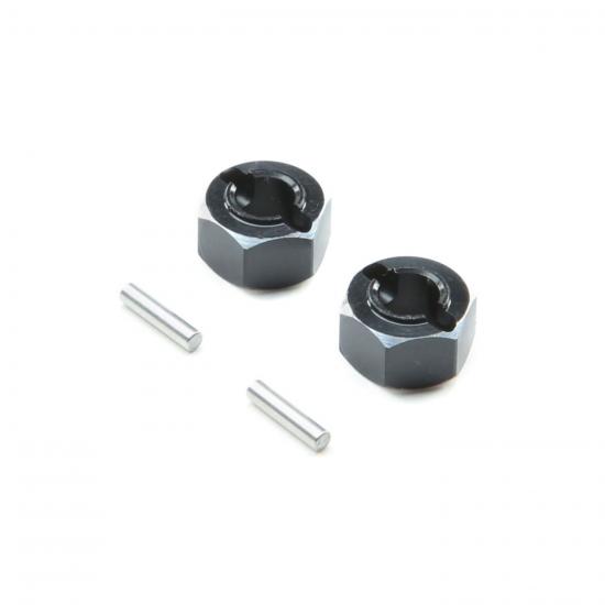 Hex Set - Rear Axle - Aluminium: Mini-T 2.0