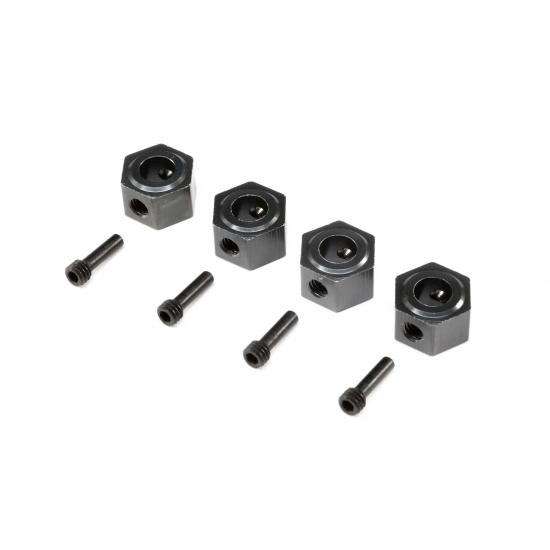 12mm Machined Wheel Hex (4): LMT