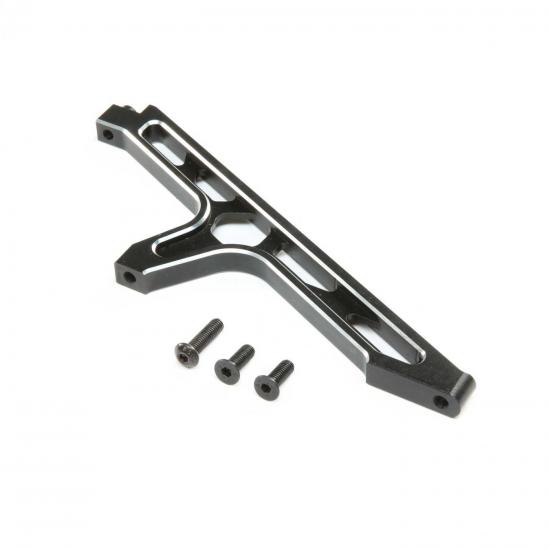 Chassis Brace - Front - Aluminium - Black: DBXL-E 2.0