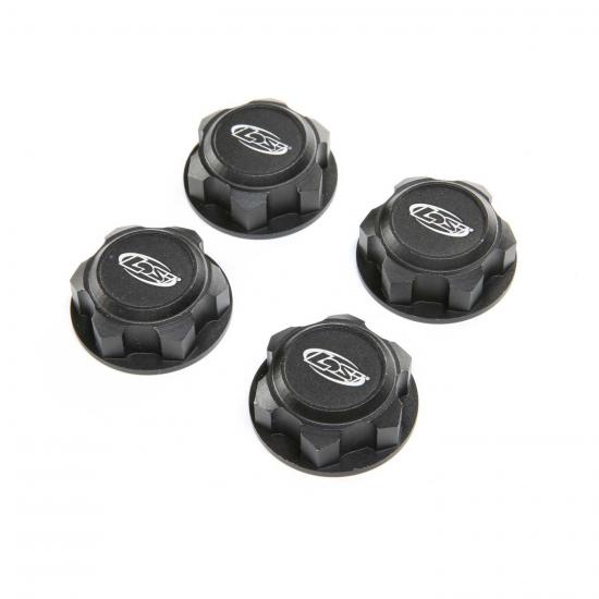 Wheel Nut - Captured - Black (4): DBXL-E 2.0