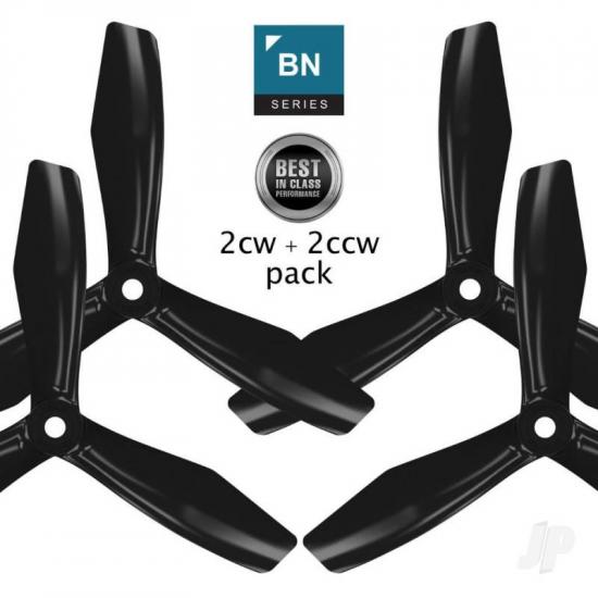 Master Airscrew BN-3blade-FPV - 5x4.5 Prop Set x4 Black